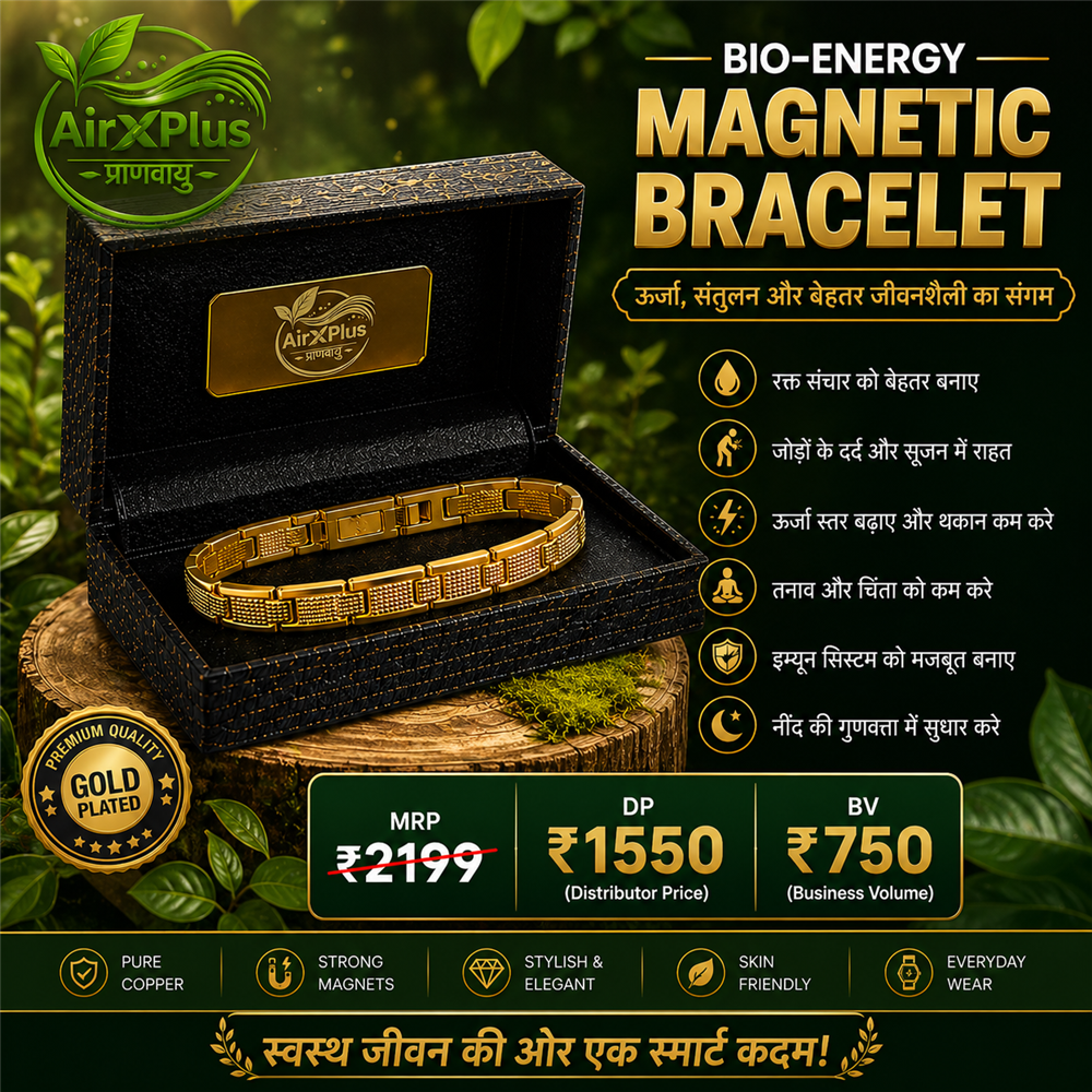 AirXPlus Bio-Energy Magnetic Bracelet