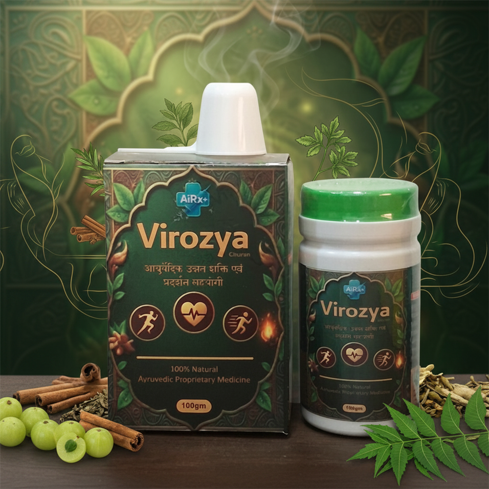 AiRx+ Virozya Churan - Ayurvedic Mens Wellness & Vitality Booster | 100gm