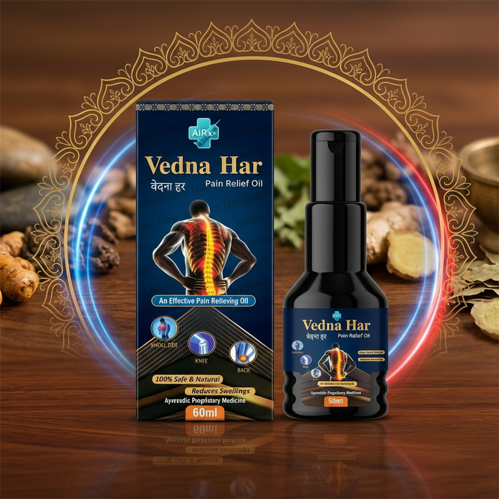 Vedna Har Pain Relief Oil - Ayurvedic Pain Relief Oil 60ml