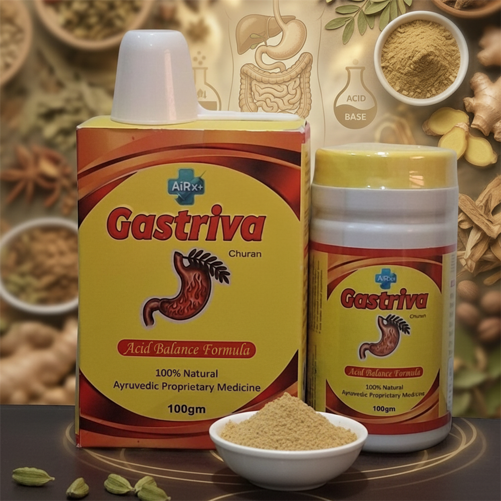 Gastriva Churan - Ayurvedic Acidity & Gas Relief Powder 100gm | Natural Digestive Support